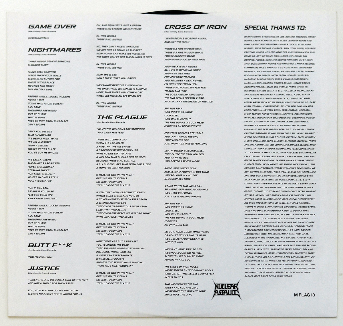 High Resolution Photo #4 NUCLEAR ASSAULT The Plague